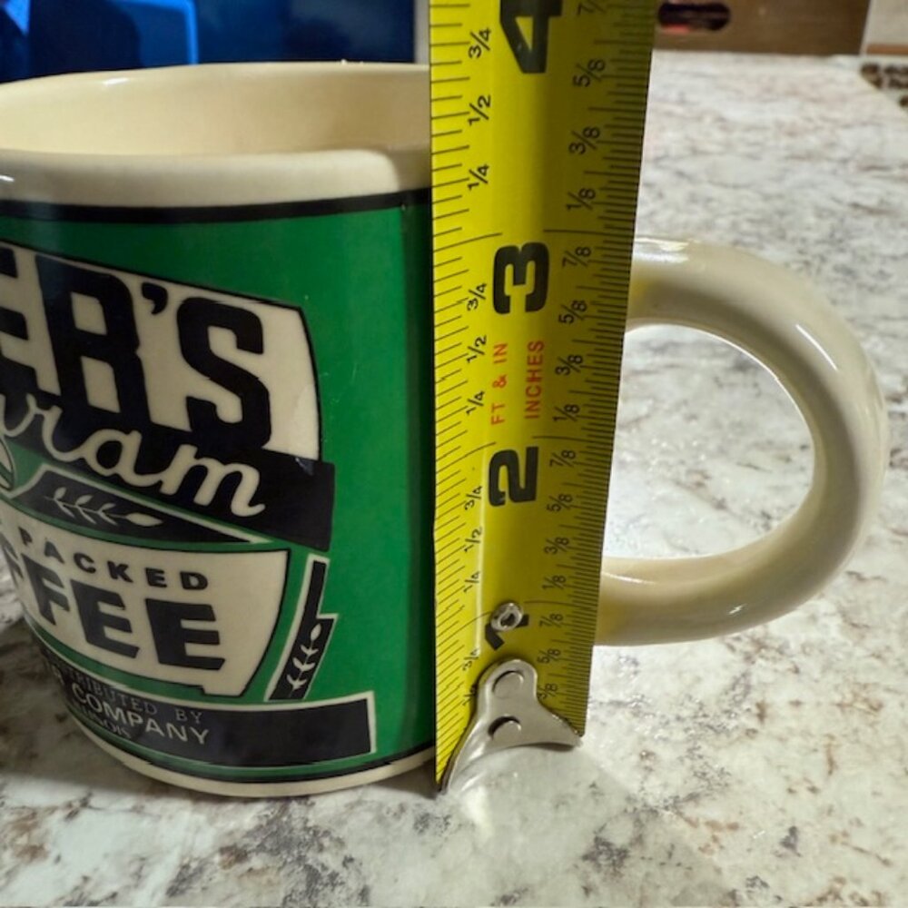 Vintage Kasper’s Monogram Coffee Chicago Mug Cup Yesterday Year Westwood 1991 - Picture 5 of 5